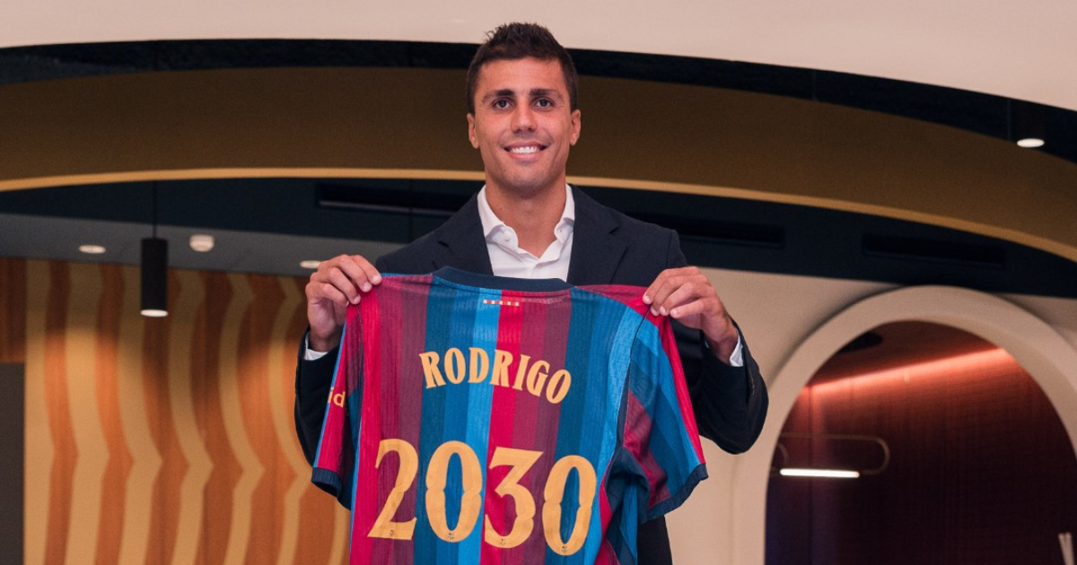 Rodri es nuevo jugador del FC Barcelona